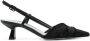 Roberto Festa Zwarte Slingback Schoenen van Kant en Stof - Thumbnail 1