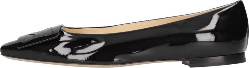 Rochas Platte schoenen Zwart Black Dames
