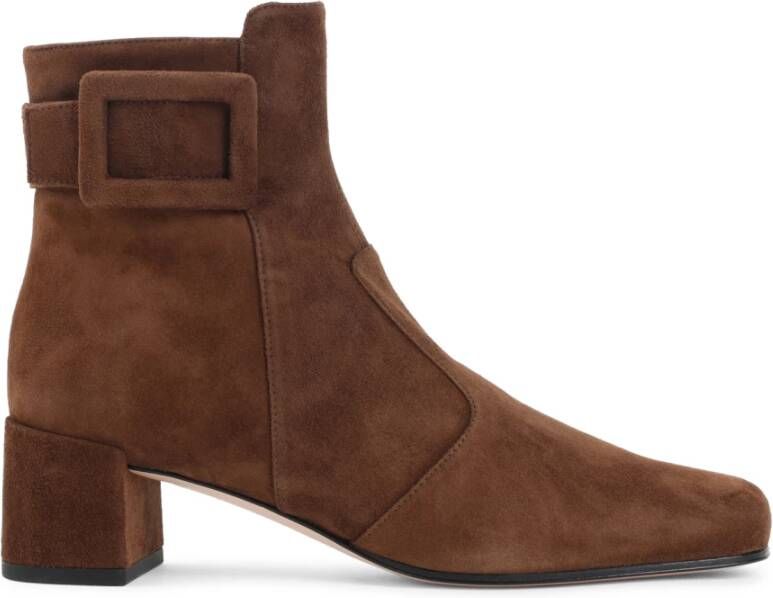 Roger Vivier Bruine enkellaarzen voor vrouwen