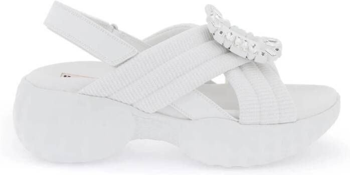 Roger Vivier Flat Sandals White Dames
