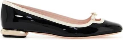 Roger Vivier Lakleren Ballerinas met Viv Choc Gesp Black Dames