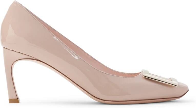 Roger Vivier Lichtroze Leren Pumps