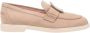 Roger Vivier Luxe Suede Loafers Beige Dames - Thumbnail 1