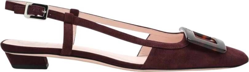 Roger Vivier Platte Slingback Schoenen Bassa Belle V