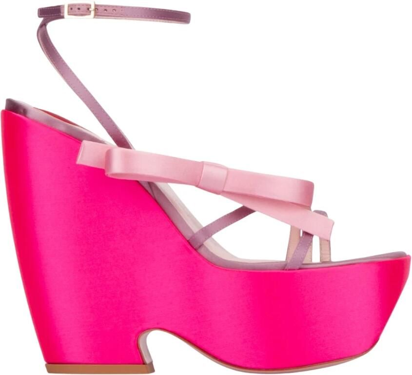Roger Vivier 100mm Choc Bow Sandalen