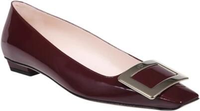 Roger Vivier Ballerina Schoenen Bordeaux Donkerrood