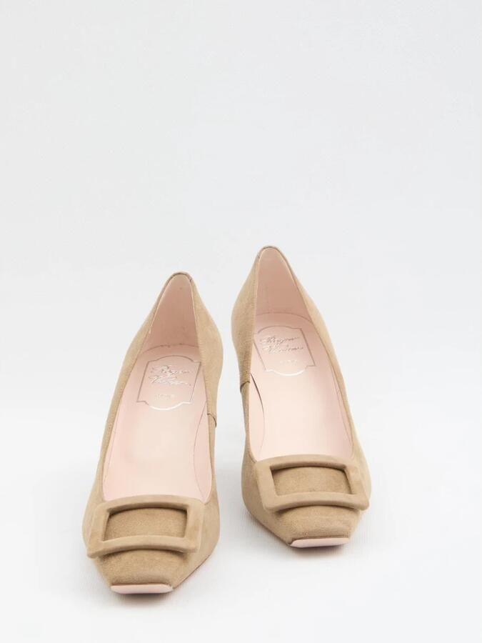 Roger Vivier Belle Vivier Buckle Suede Pumps - Foto 2