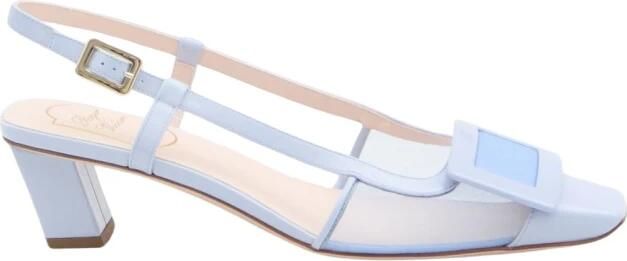 Roger Vivier Belle Vivier Mesh Slingback Pumps