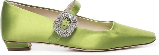 Roger Vivier Belle Vivier Satijnen Ballerina's