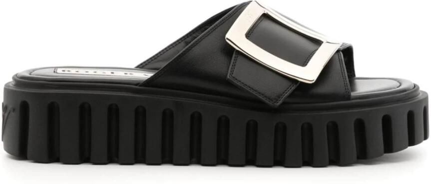 Roger Vivier Platform Sleehakken met Gespdetail