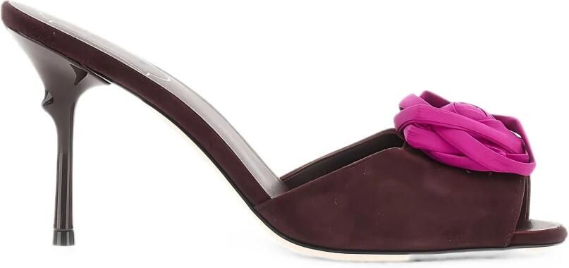 Roger Vivier Rose Vivier suède leren muiltjes