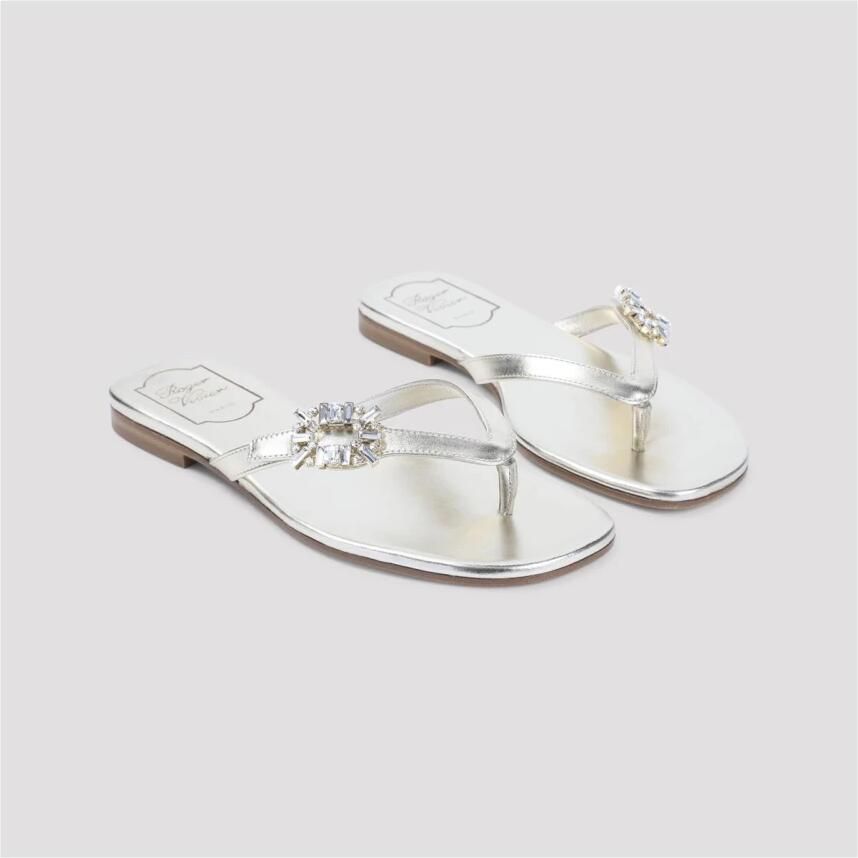 Roger Vivier Sandaletten met versiering - Foto 4