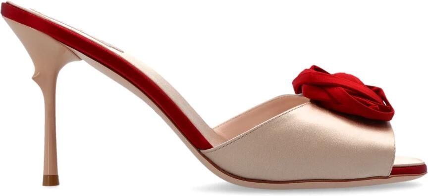 Roger Vivier Satin Heeled Mules