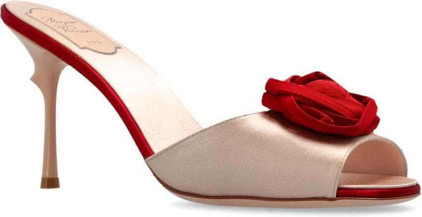 Roger Vivier Satin Heeled Mules - Foto 5