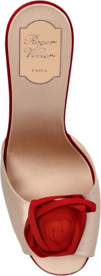 Roger Vivier Satin Heeled Mules - Foto 6