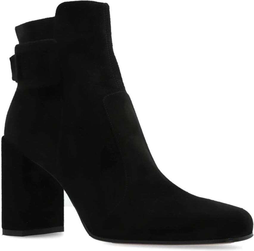 Roger Vivier Suède Enkellaarsjes met Hak - Foto 2