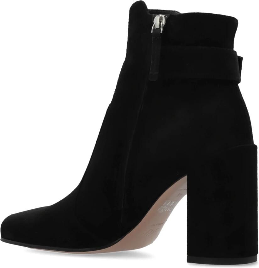 Roger Vivier Suède Enkellaarsjes met Hak - Foto 3