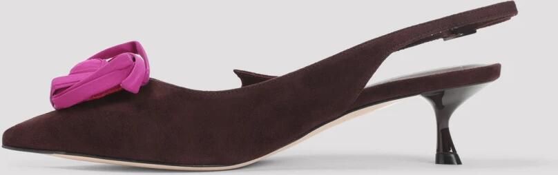 Roger Vivier Suede Slingback Pumps - Foto 4