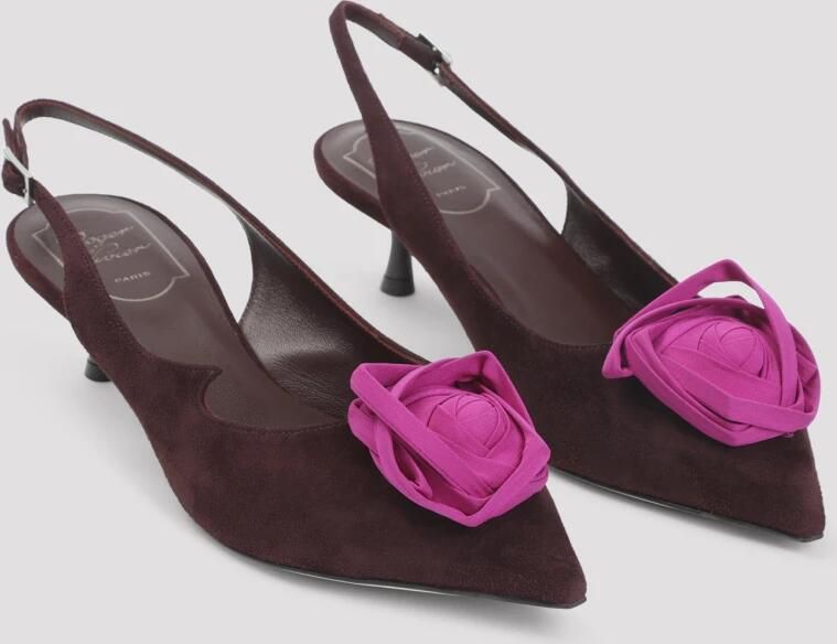 Roger Vivier Suede Slingback Pumps - Foto 3