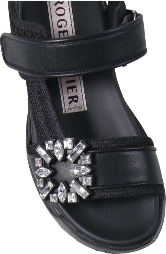 Roger Vivier Viv On The Run Strass B Sandal - Foto 2