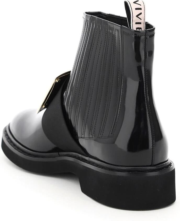 Roger Vivier Viv Rangers Met Buc Chels Bootie 25 - Foto 2