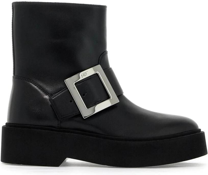 Roger Vivier Viv' Rangers Platform Buckle Boots