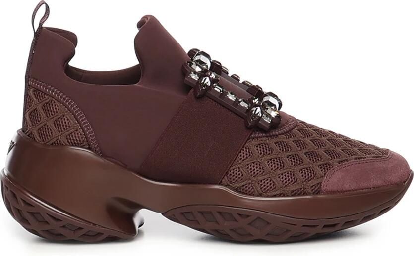 Roger Vivier Viv Run Fabric Sneakers