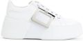 Roger Vivier Viv' Skate High Sneakers - Wit