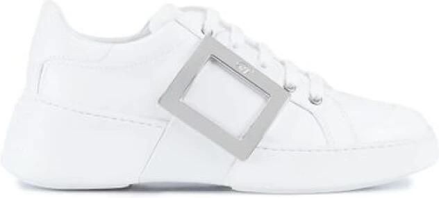 Roger Vivier Viv Skate Metal Buckle Sneakers