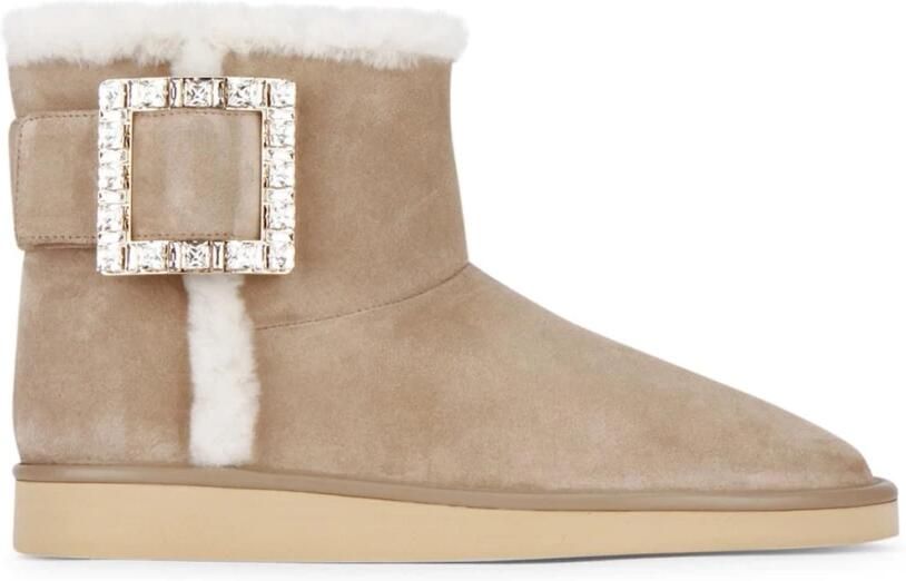 Roger Vivier Viv' Winter Suede Boots