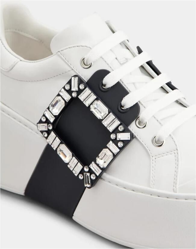 Roger Vivier Witte Hoge Zool Skate Sneaker