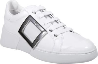 Roger Vivier Witte Skate Sneaker met Gesp