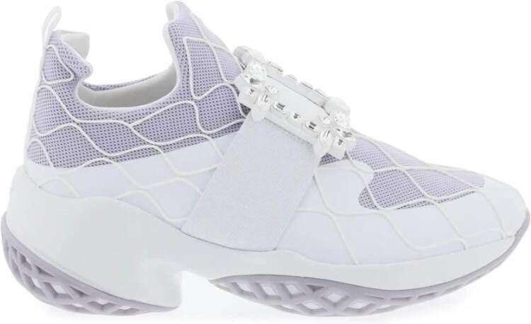 Roger Vivier Viv' Run Technische Sneakers White Dames