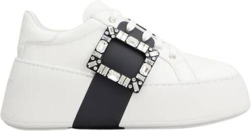 Roger Vivier Witte Hoge Zool Skate Sneaker