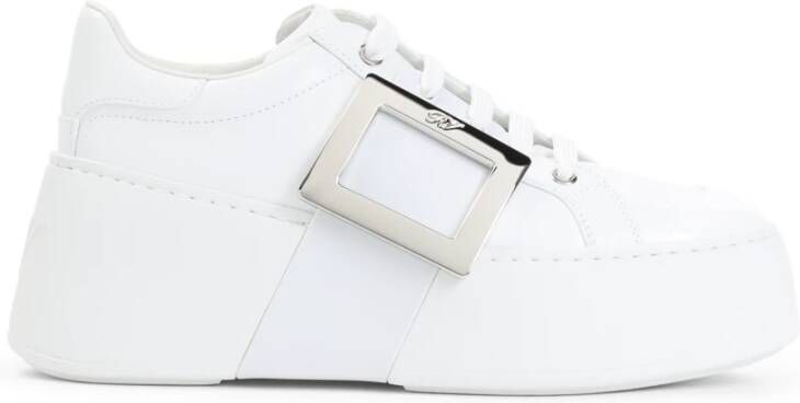 Roger Vivier Witte Sneakers Luxe Stijlvol Comfort