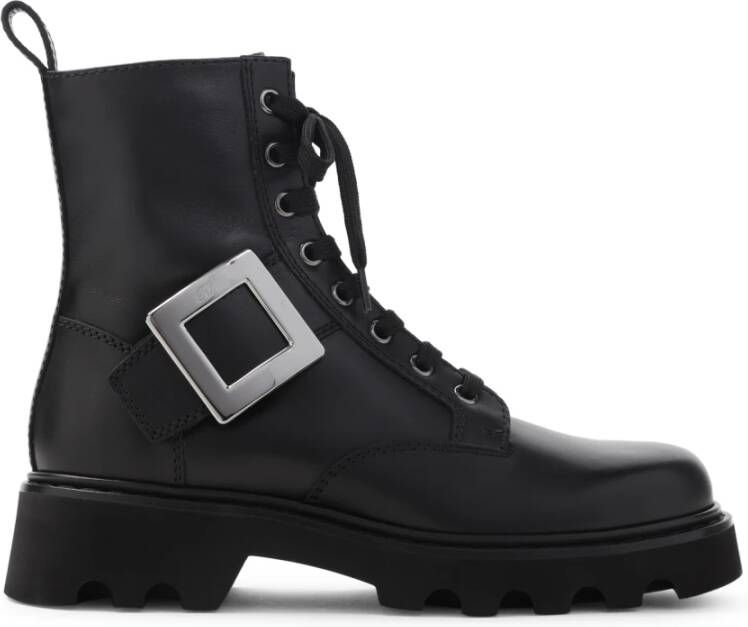 Roger Vivier Zwarte enkellaarzen voor vrouwen