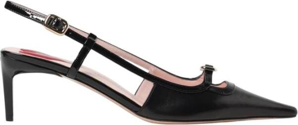 Roger Vivier Zwarte Lakleren Hoge Hakken