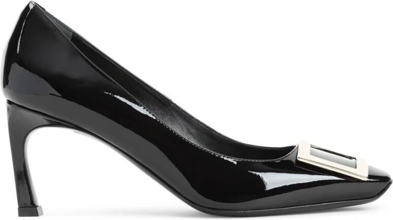 Roger Vivier Zwarte Leren Pumps Elegante Hakken