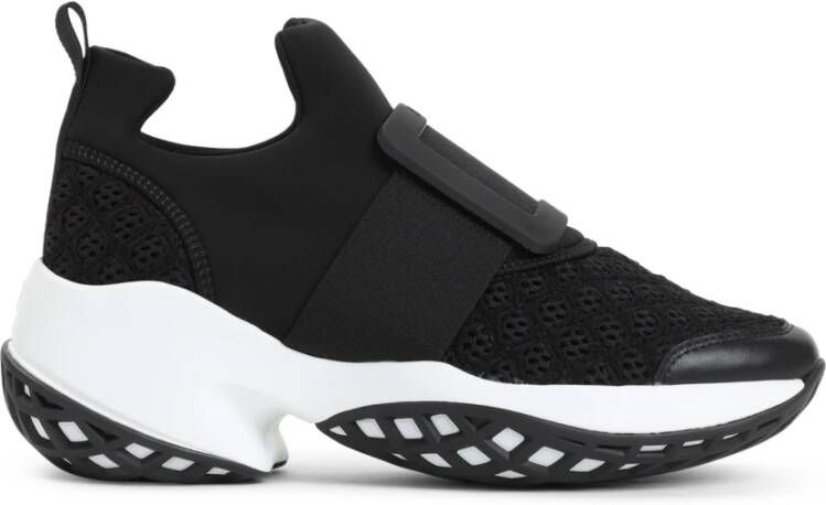 Roger Vivier Zwarte Sneakers Elegante Stijl