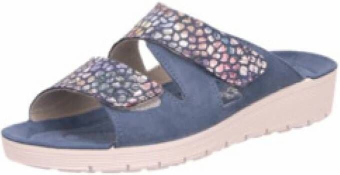 Rohde Blauwe Dames Slippers