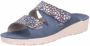 Rohde 1403 Volwassenen Dames slippers Kleur Blauw - Thumbnail 3