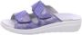 Rohde Blauwe Dames Slippers Comfort Stijl - Thumbnail 2