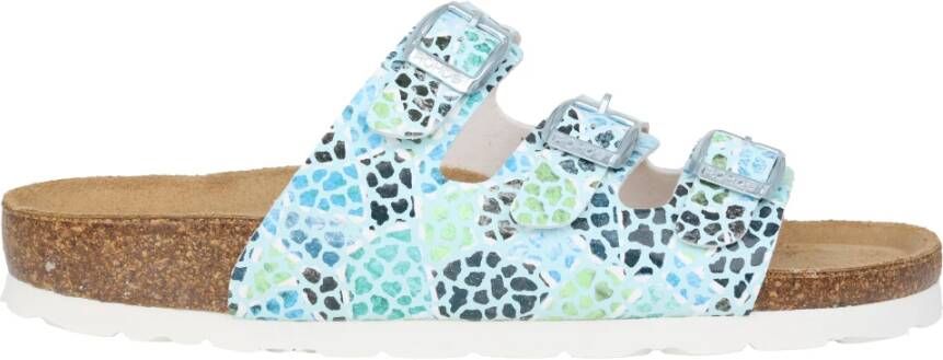 Rohde Blauwe Mix Damessandaal Comfortabel