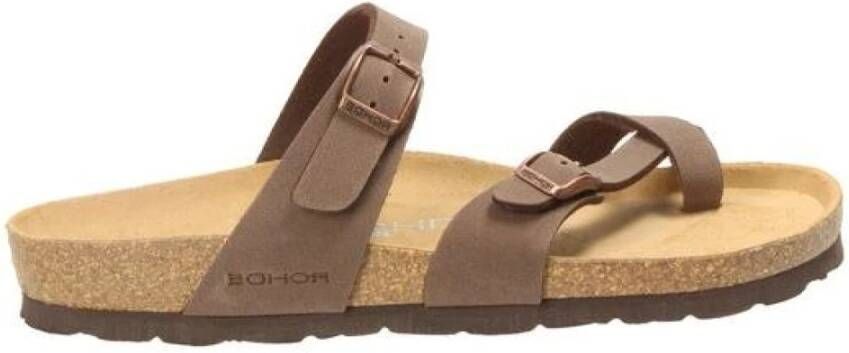 Rohde Bruine Instap Sandalen