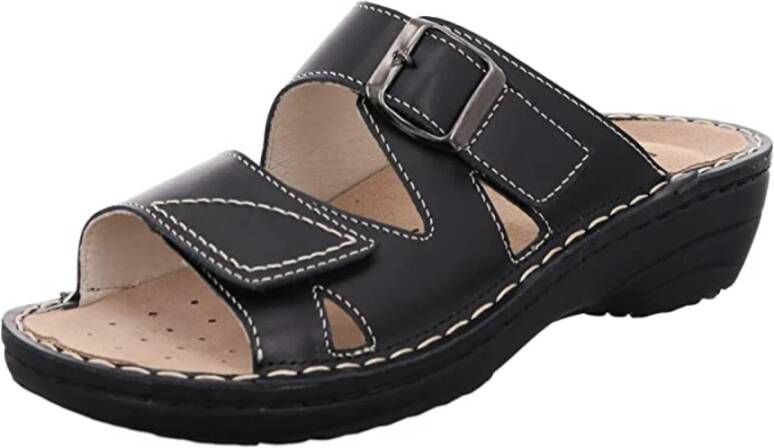 Rohde Comfortabele Sandalen voor Dames in Zwart