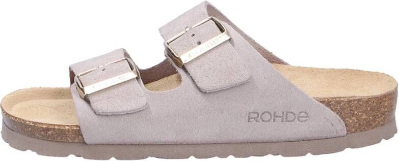 Rohde Comfortabele Velours Slipper