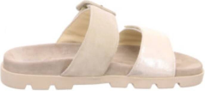 Rohde 6313 29 Slippers Beige en Goud Leer en Suede Goud - Foto 2