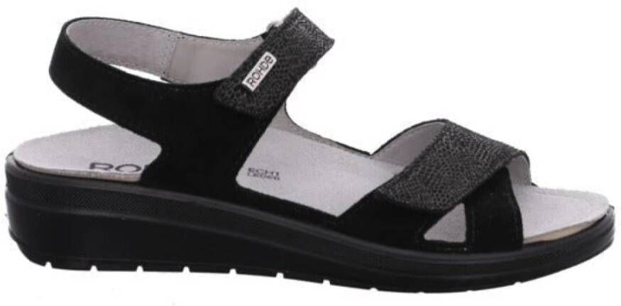 Rohde Flat Sandals Black Dames