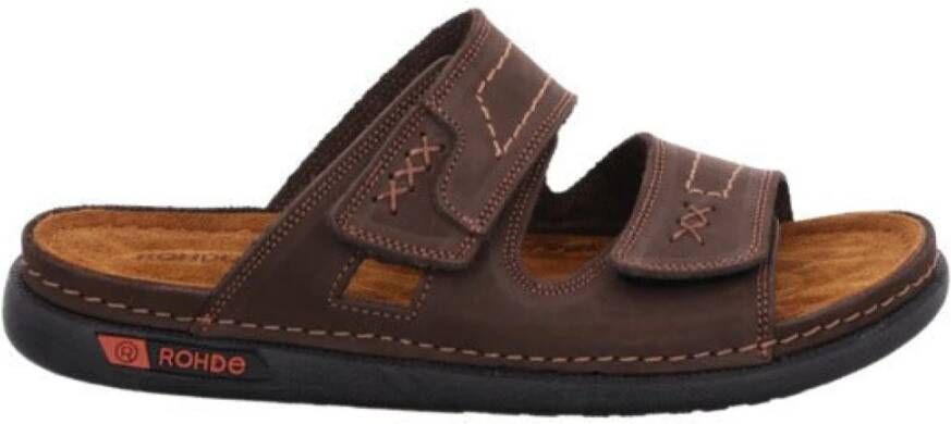 Rohde Flat Sandals Brown Heren