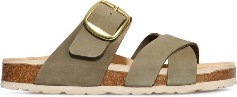 Rohde Flat Sandals Green Dames